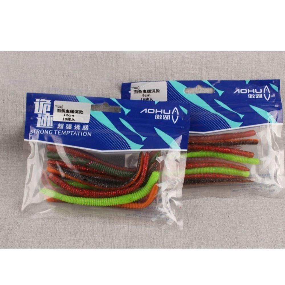 

20 шт. 9/12 см Мягкий хвост Рыболовная приманка Нить Силиконовая мягкая приманка 2025 Искусственные рыболовные приманки Рыбалка 12CM-Mixcolor Sinking