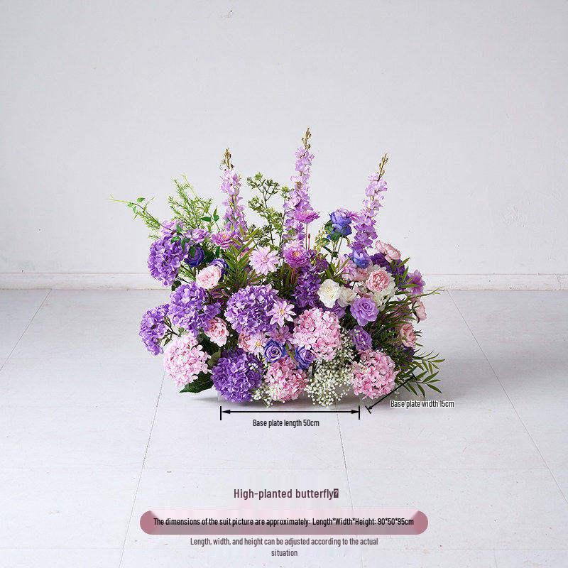 Monet Garden Purple Artificial Floral Decorations for Spring Landscaping Ornaments