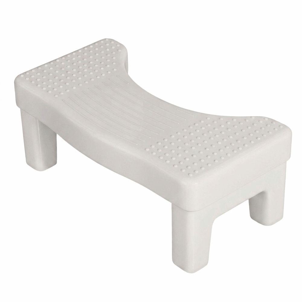 Rutschfester Badezimmer-Fußhocker Stuhl Stabile Fußstütze Stuhl Toilettenstuhl Badezimmer