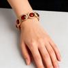 Earrings Ruby Stretch Bracelet Ladies Vintage Court Vtage Light Luxury Premium Jewelry