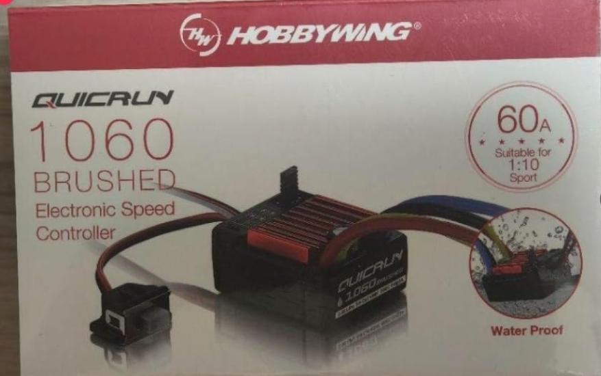 [OSE] HOBBYWING QuicRUN-WP-1060-Brushed Built-in BEC 3A6V for 110 Scale Model [Used]