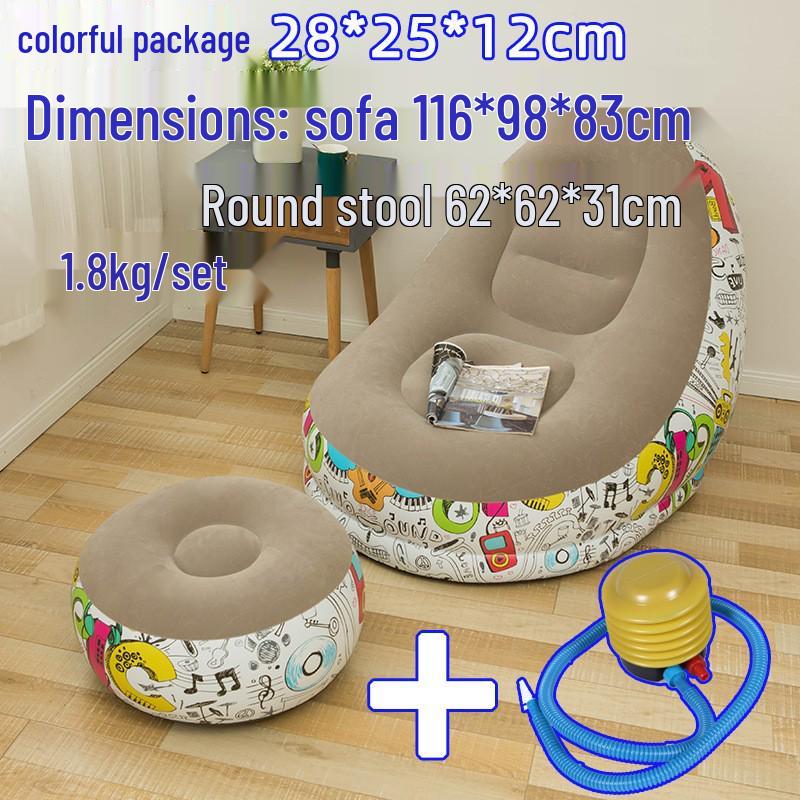 Inflatable Lounger Reclining Chair – Perfect for Home, Balcony, or Leisure Naps.