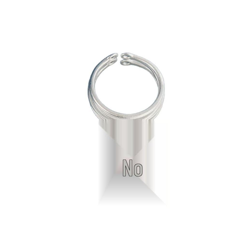 Ballet-Inspired Bow Ribbon Open Ring for Women