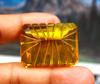 Excellent Offer 130.15 Carat Beautiful Hand Craft Emerald Shape Yellow Citrine Certified Gemstone SN643