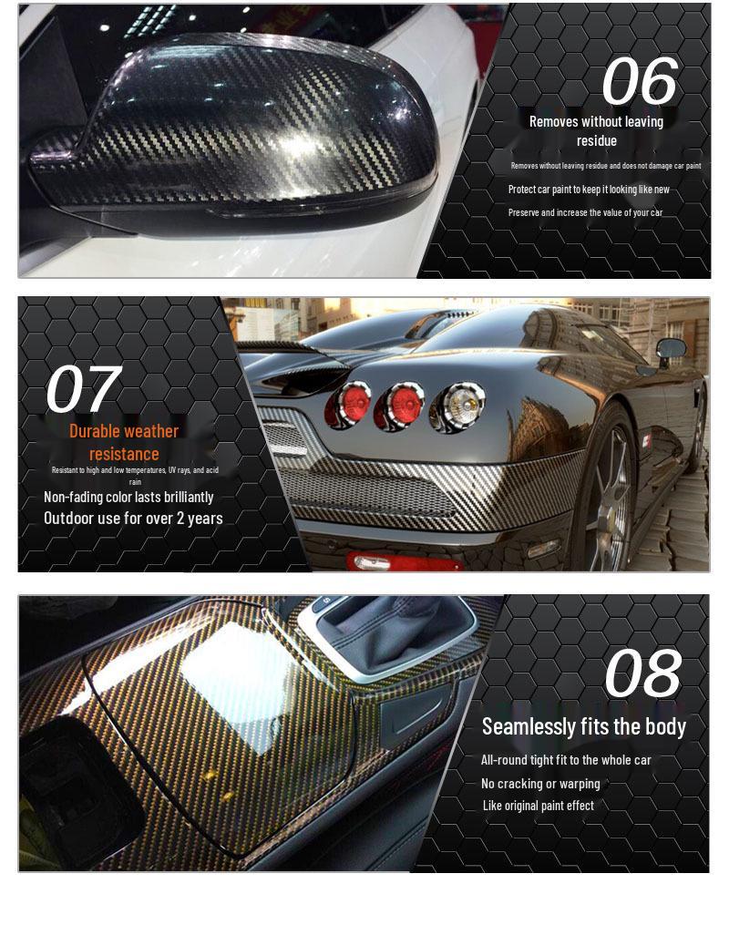 Calek Chameleon Carbon Fiber Car Color Change & Decoration Film