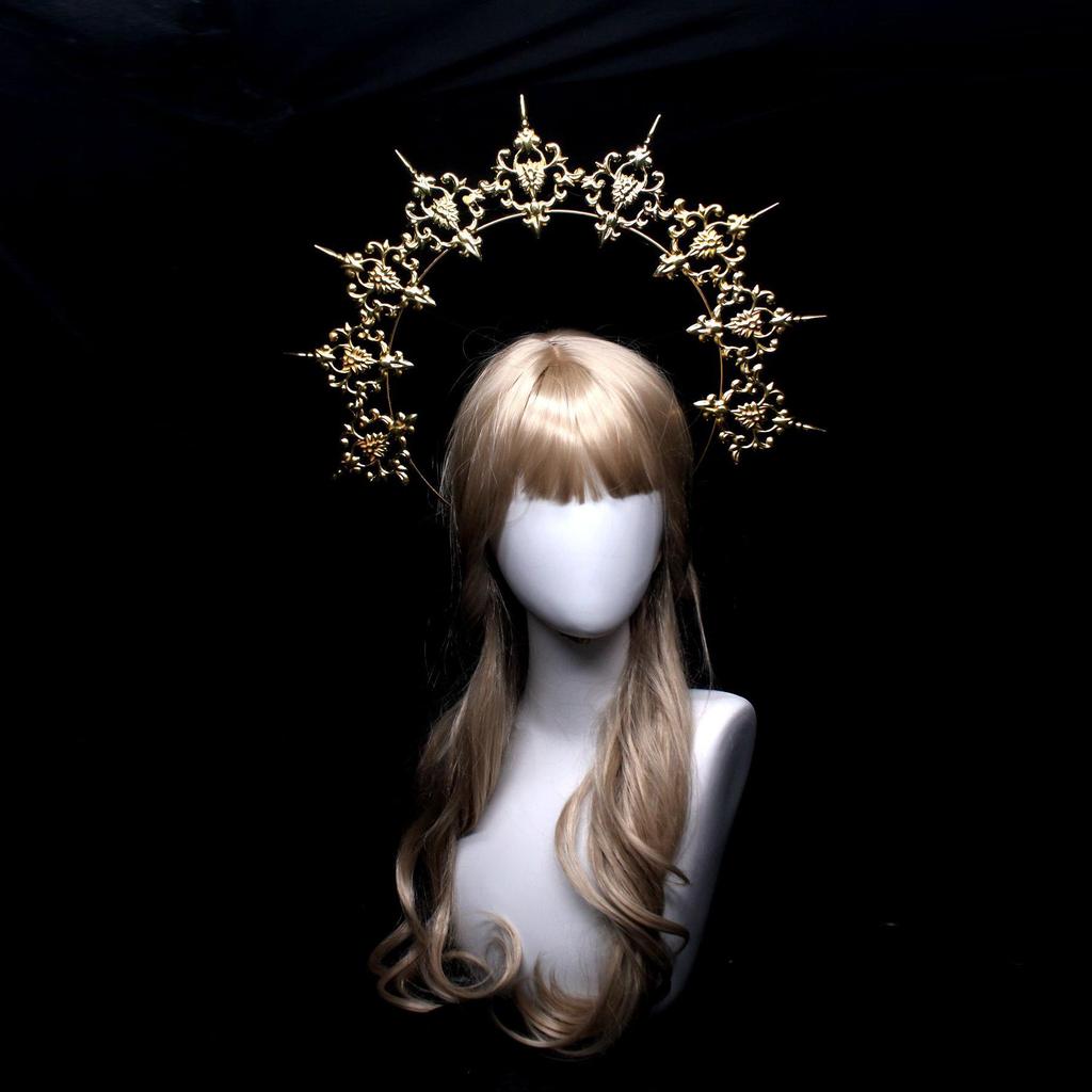 DIY Lolita Heiligenschein Krone Kit - Selbstgemachtes Kopfschmuckzubehör für Fotoalben