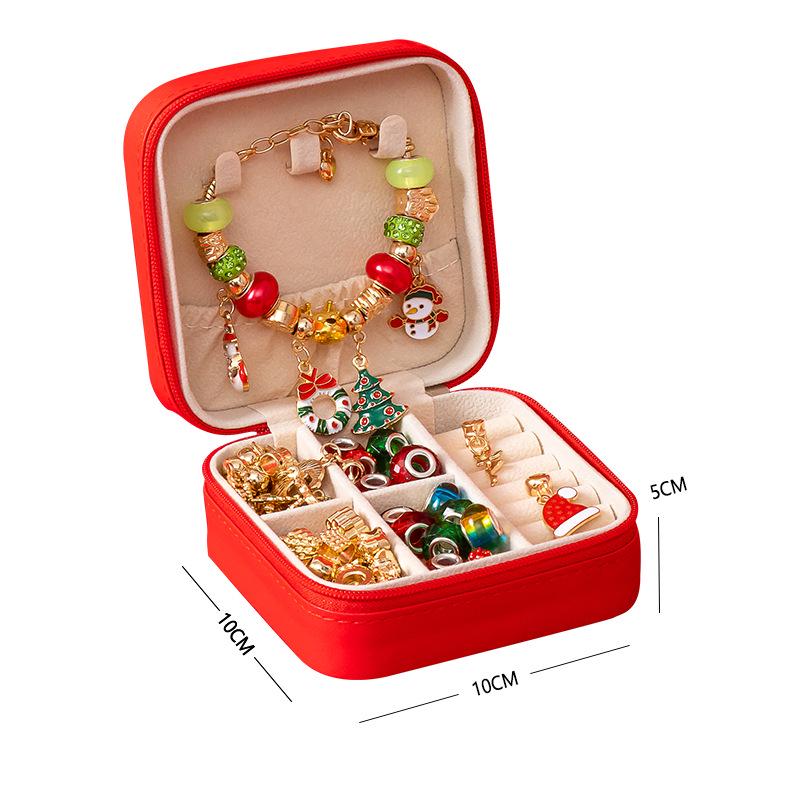 Girls' DIY Handmade Glass Bracelet Jewelry Gift Box for Birthdays & Christmas