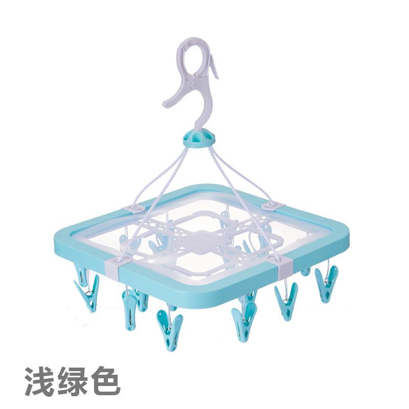 

Pink Light Round Shaped Plastic Clothes Hanger With Functionality Antiwind светло-зеленый