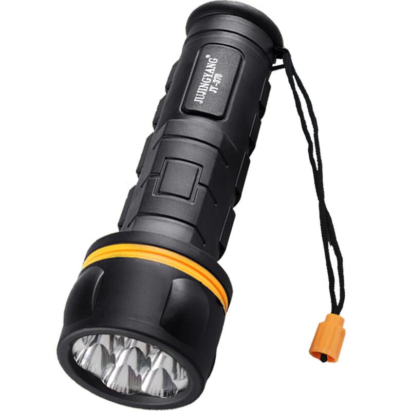 JY-370 Heavy-Duty Rubber Flashlight