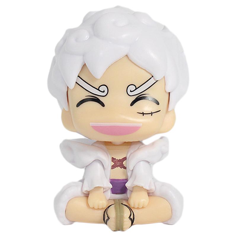 

One Piece Handheld Luffy Solon Sitting Q-Version Trendy Play Cartoon Anime Desktop Car Ornament Peripheral Gifts