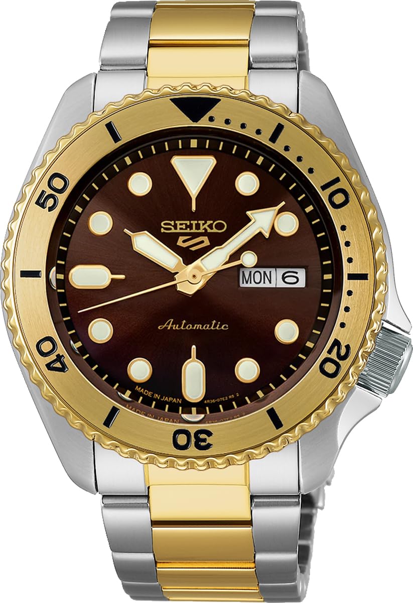 

SEIKO 5 SPORTS SKX Sports Style Automatic Watch Made in Japan Special Creation SRPK24 Silver x Gold Overseas Model [Seiko] U.S. Men s [Item]