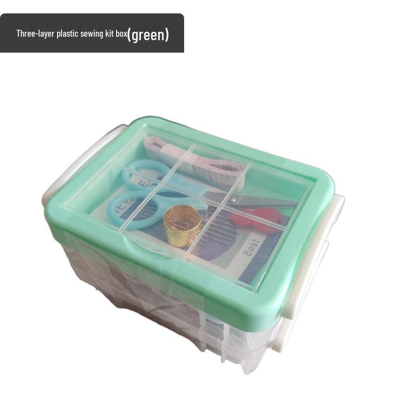 Portable Needle and Thread Set for Home and College: Compact Handbag for Hand Sewing, Mending, and Organizing