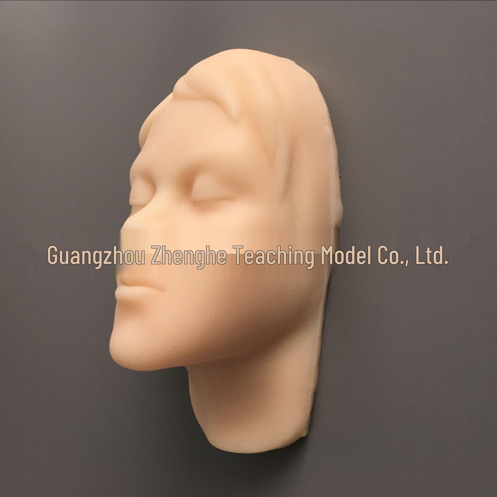 Silicone Facial Suture and Micro-Surgery Teaching Model 27x14x12CM, Net Weight 1KG
