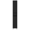 Bathroom Cabinet with Open Shelf ZWOLLE Black