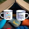Word Teacher'day Ever Enamel Mugs Teacher's Day Best Original Teacher's Gift Drink Juice Coffee Cocoa Milk Beer Handle Mug
