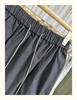 Yinmu Elastic High Waist A-line Plus Size Casual Summer Skirt