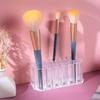 26 Holes Acrylic Nail Brushes Organizer Nail Art Kit Storage Tools Makeup Cosmetics Pen Display Case Holder Stand Showing Shelf