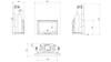 Cast iron fireplace KRATKI WIKTOR 14 kW Ø 200 lift-up