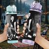 1PC Black Male Portrait A 750ml Sports Water Bottle Leakproof Straw Lid Outdoor Office Home
