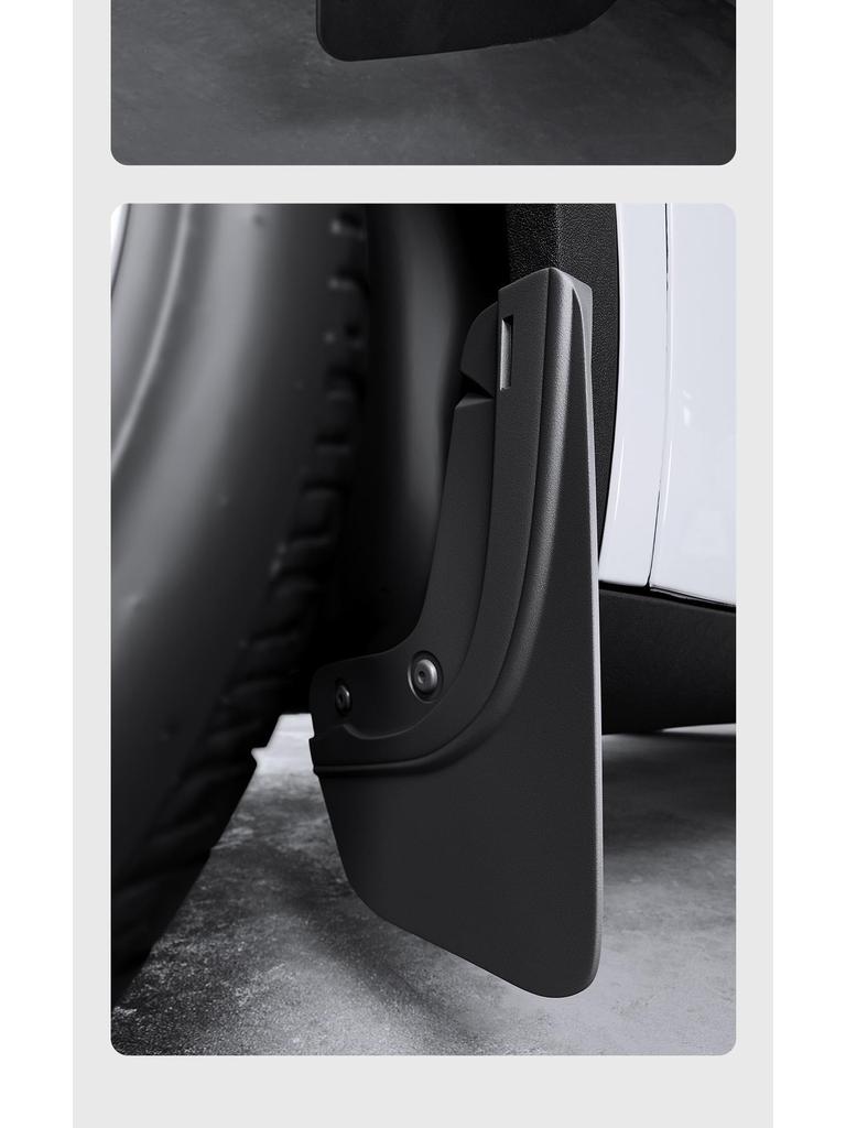 Tesla Model 3/Y Front & Rear Mudguards - No Drilling, Tire Protection