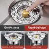 Pop-Up Sink Leak Stopper Stainless Steel Bounce Core Drainer Practical Food Catcher Strainer