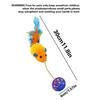Cat Toys Interactive Mouse with Sounding Bell Ball Pet Chewing Toy Indoor Kitten Feather Mice Toy Set Pet Products Cat Supplies