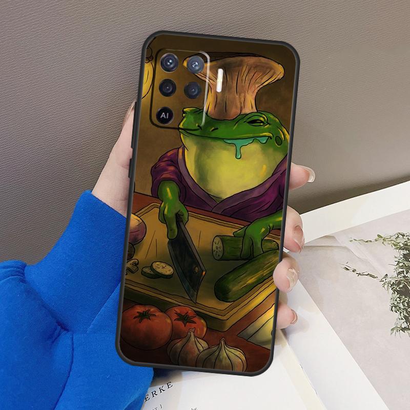 Cute Mouse Axolotl Frog Wizard Case For Oppo A78 A38 A18 A98 A58 A60 A80 A40 A96 A76 A16 A94 A74 A54 A15 A17 A57 A77 A5 Pro