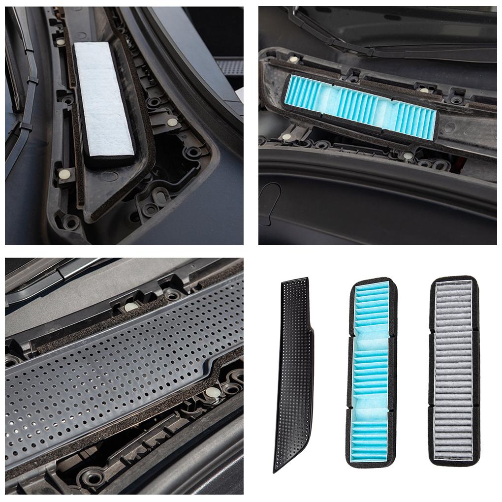 Car Right Left Side Air Conditioning Air Inlet Protective Cover Car Air Vent Filter Cover Car Accessory Model 3