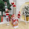 Electric Climbing Santa Music Pendant – Christmas Parachute Ladder Decoration
