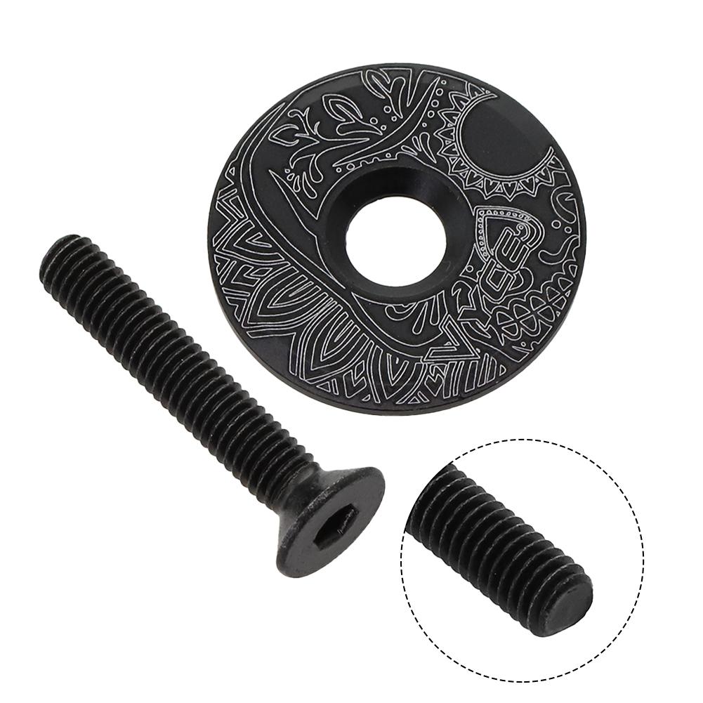 

1 Pcs Bicycle Headset Stem Top Cap Cover MTB Road Bike For 28.6mm Front Fork
