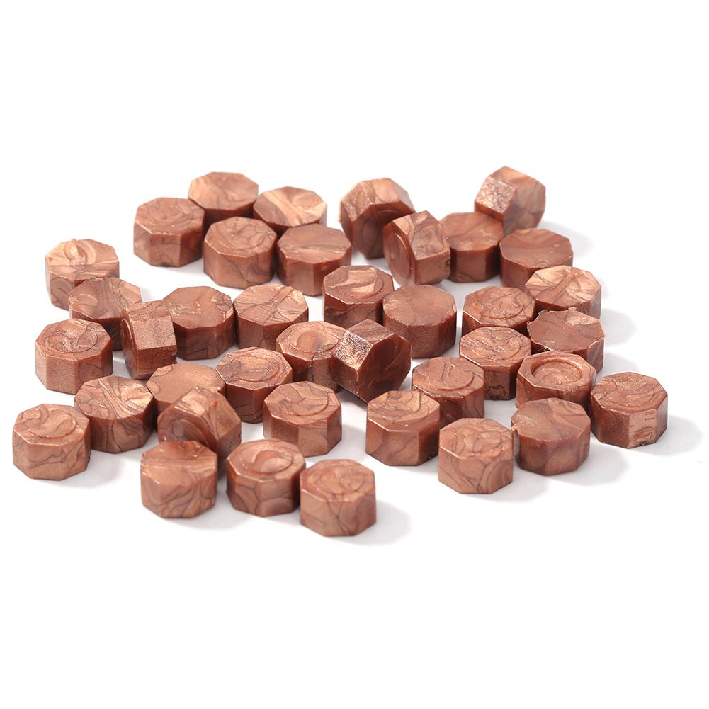 100pcs/bag Vintage Sealing Wax Tablet Pill Beads Octagon Wax Seal Stamp For Envelope Wedding Party Stamping Grain Sealing Wax