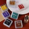 High-Grade Pearlescent Colorful Ink Pad Set: Learning, Large, Small, and Mini Sizes