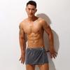 Sexy Men's Wearable Bath Towel Magic Shower Skirt Soft Breathable Swimming Beach Bath Dress Sports Gym Bathrobe