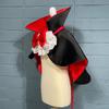 Halloween Pet Cloak For Cats Dog Cosplay Vampire Cape Small Dog Puppy Kitten Cute Black Red Bow Tie and Cloak Dress Up Accessory