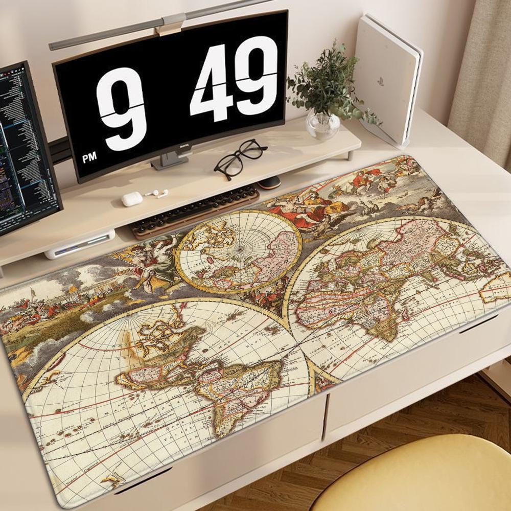 Ancient map of Middle-earth Large Mouse Pad XXL Gaming Desktop Carpet Laptop Desk mat Table Keyboard Accessories Rug 1000×500