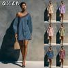 Fashion Summer Spring Long Sleeve  Casual Dresses