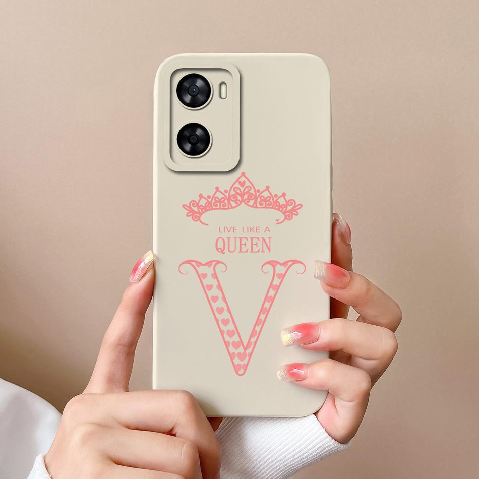 Letter Case For OnePlus Nord N20 SE N300 Simple Liquid Silicone Camera Protection Back Cover For 1+ Nord N20SE N 300 Funda Coque