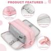 Large-Capacity Portable Pencil Case Minimalist Multi-Compartment Pencil Case Stationery Organizer Desktop Storage Pouch