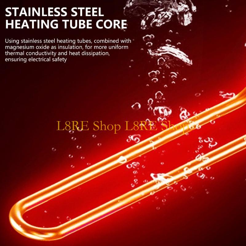 L8RE Portable 1500W Electric Immersions Water Heater Suitable for Bathtub Pool