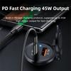 LED Light Car Charger 12V-24V Power Socket Adapter PD USB Outlet  RV
