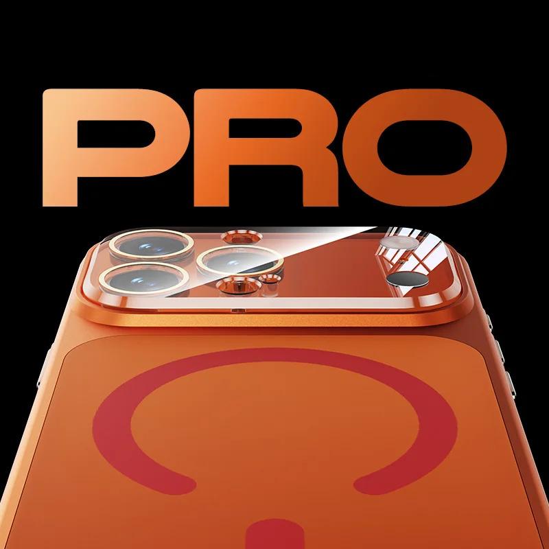 Original Matt für Magsafe Kabelloses Laden Nano AG Hülle für iPhone 17 16 15 14 13 Pro Max Gehärtetes Glas Kameraschutzhülle