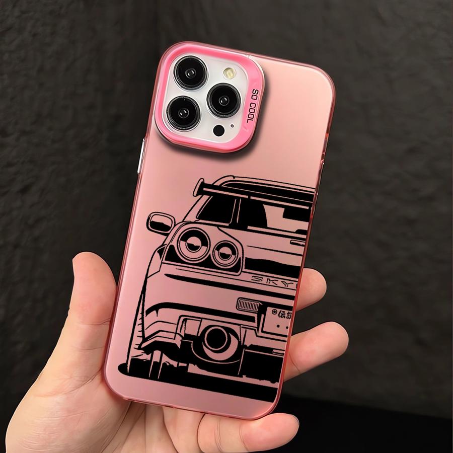 JDM Traumauto Cool Cover Handyhülle für iPhone 16 Pro 15 Pro Max 14 13 12 11 XS 14 Pro Max 16 Plus 14Pro 12Pro Softshell