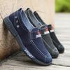 Men's summer breathable old Beijing cloth shoes men's one-pedal lazy shoes versatile casual canvas shoes work shoes men