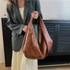 Fashiable Casual Armpit Bag Large Capacity Tote Bags for Women Shoulder Bag Simple Trendy Class Bags for Girl 