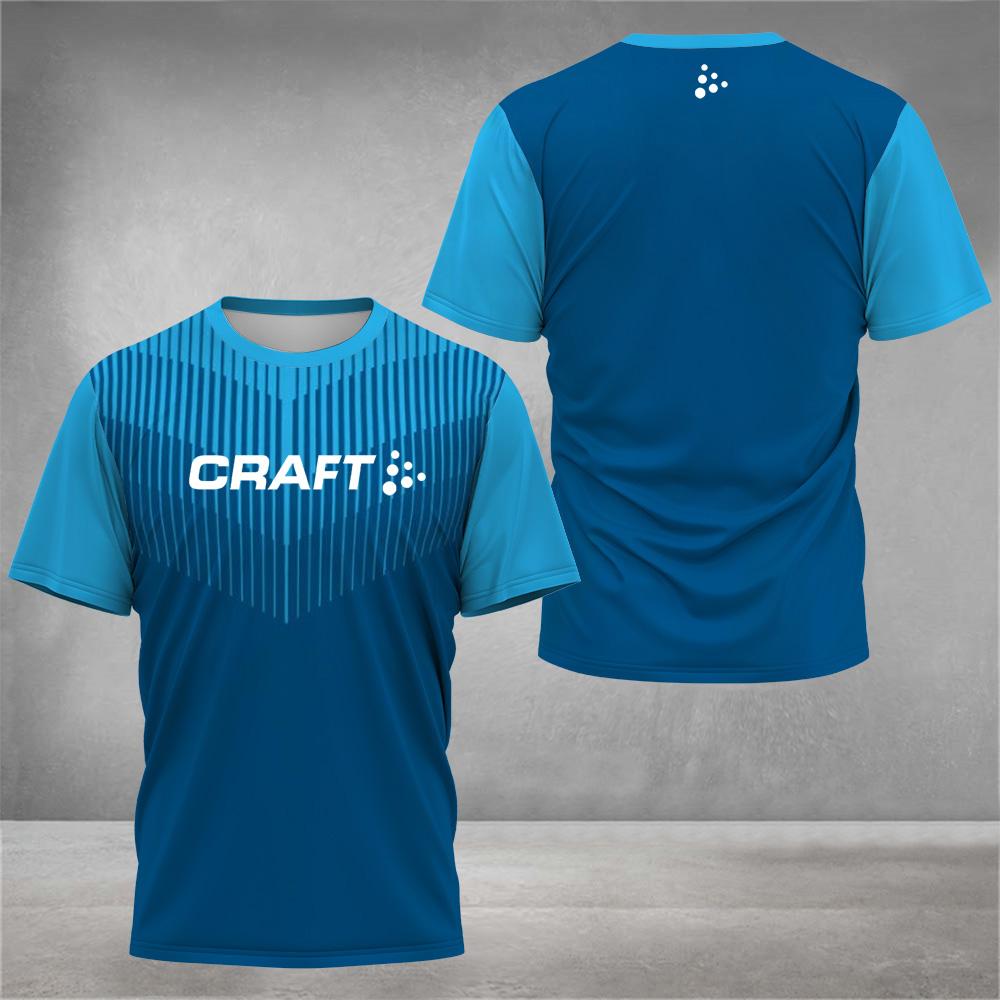 2026 New Summer Outdoor Leisure Men's Hiking Sports Letter Printed Comfortable and Breathable Round Neck T-shirt