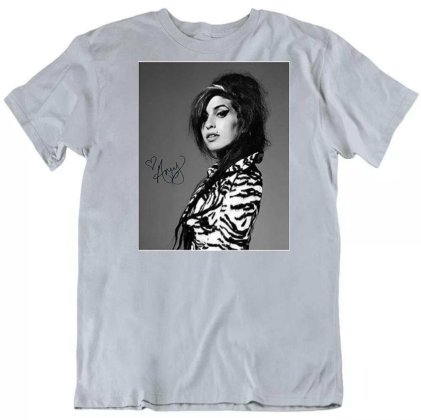 Vintage SIGNATURE Amy Winehouse T Shirt Size S-5XL HE289 Unisex T-Shirt XL