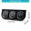 Q9QD Multiple Parameter 12V 24V Compatible Triple Instrument Cluster Gauge For Vehicle Use