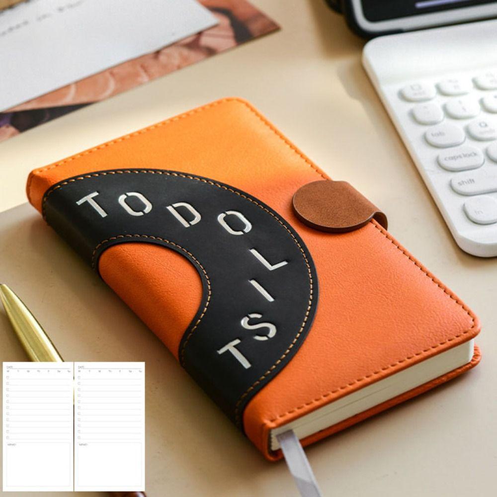 To Do List Plan Record Book Magnetic Buckle Schedule Planner Notepad Daily Planner  School