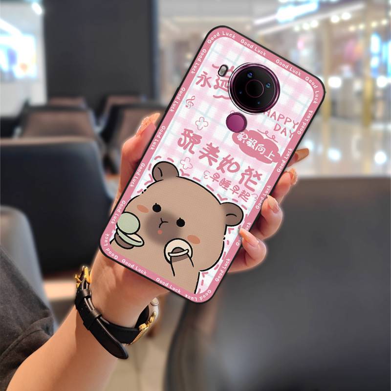 Shockproof Couple Phone Case For Nokia 5.4 Durable Phone Pouch Dirt-resistant Protective Anti-knock TPU Graffiti Cute