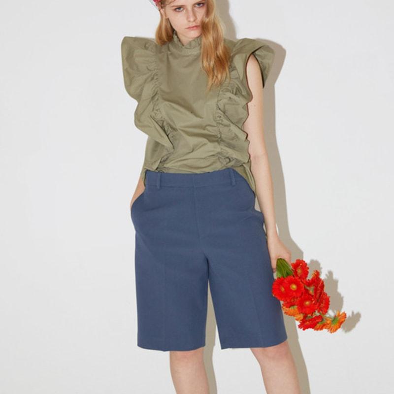 ACONTT Linen Mash Up Beret-Coral